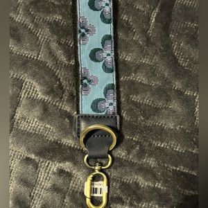 Flower key chain wristlet